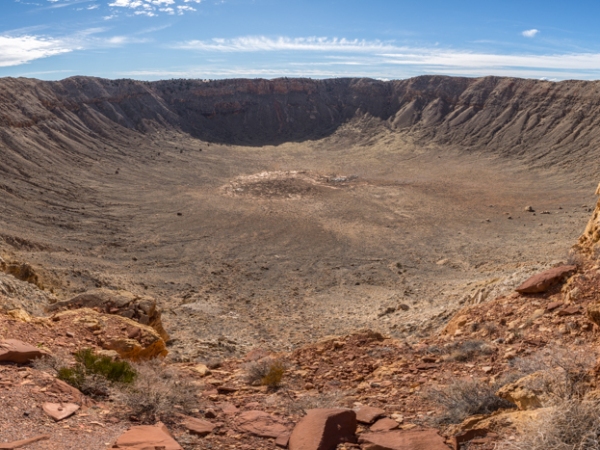 #Geopostales | El cráter Barringer o «Meteor Crater» (Arizona, USA)