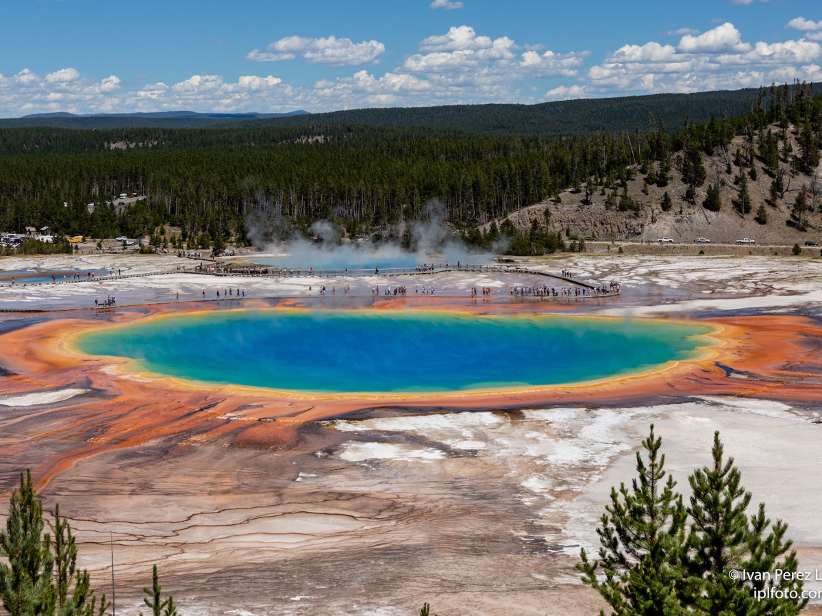 #Geopostales | Parque Nacional Yellowstone (Wyoming, USA). Gran Fuente Prismática